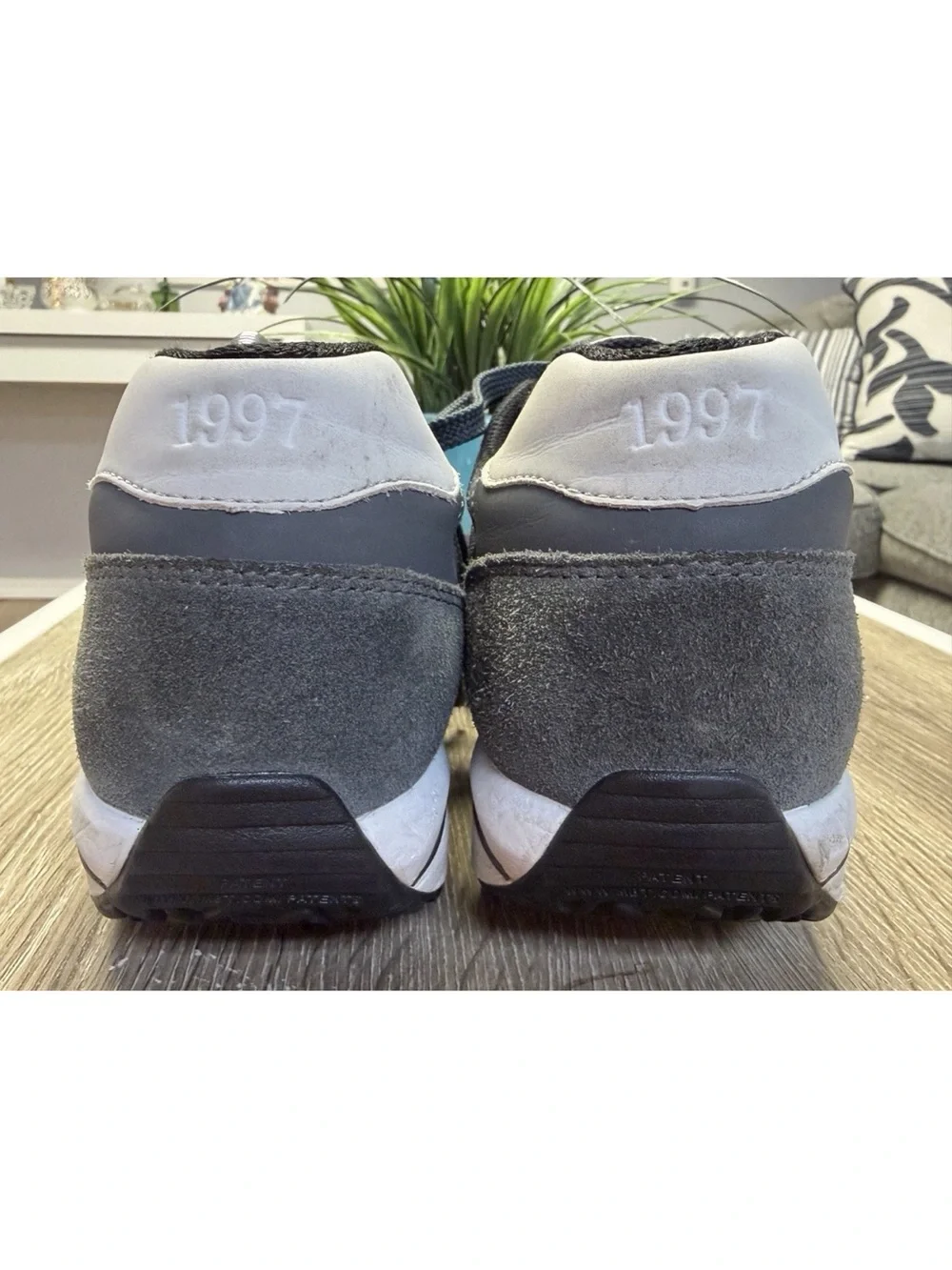 MBT 1997 Classic II Sneakers Dark Gray Suede Mesh Size 10